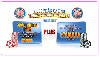 How about playing for a hole 1 hour for free and keep what you earn up to a R1000
