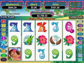 Paradise Dreams Slot Screenshot